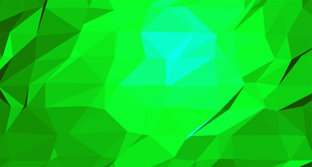 Green Low polygon gradient background