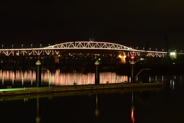 Fototapeta premium Night view of Auckland in New Zealand