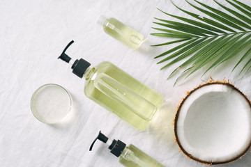 cosmetic nature skincare and essential oil aromatherapy .organic natural science beauty product .herbal alternative medicine . mock up.