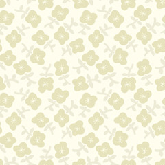 Floral background. Seamless pattern.Vector. 花のパターン