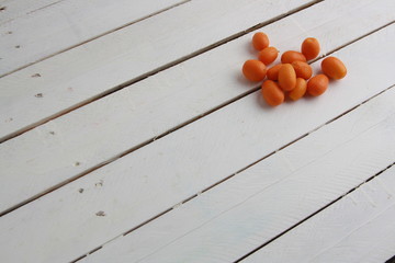 Naklejka na ściany i meble small and delicious orange fruits kumquat