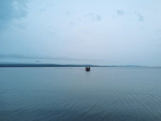 Fototapeta premium Boat on the lake