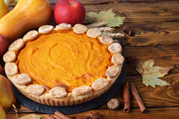 Traditional pumpkin pie