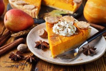Traditional pumpkin pie