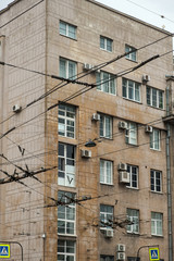 Fototapeta na wymiar old soviet style building. St. Petersburg; Russia