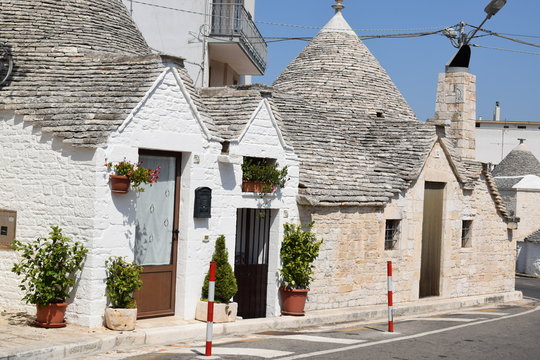Alberobello, Trulli, Włchy, Apulla