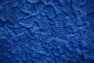 Blue wall with paint texture
