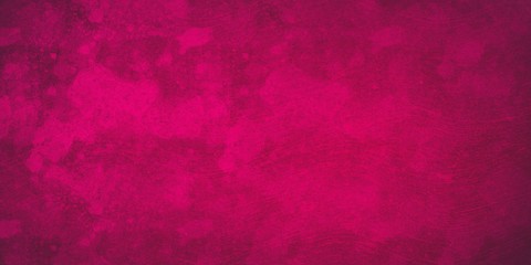 Fuchsia, vintage, craft background with grunge texture cracks. Blank abstract backdrop -...