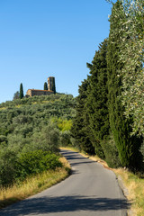 Rural landscape from Buggiano Castello, Tuscany