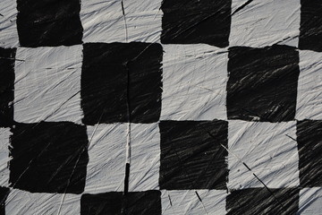 cracked wooden chess style background and texture