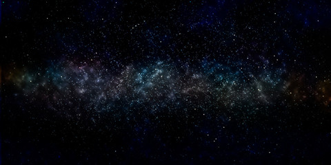 starry sky,panorama