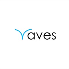 Vaves logo and simple and minimalsit