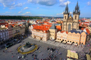 Naklejka na ściany i meble the old city of Prague