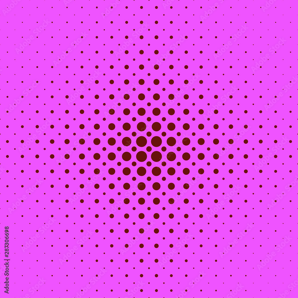 Poster color abstract geometrical halftone circle pattern background - vector graphic from dots