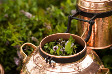 Alembic is a distilling apparatus of Arabic origin which may be used to distill essential oils and...