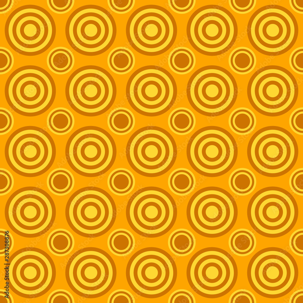 Poster abstract repeating pattern - vector circle background design