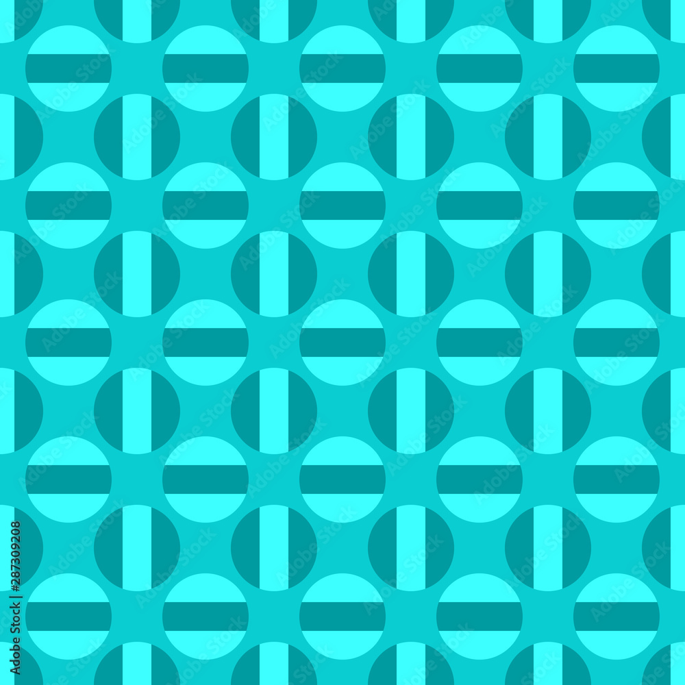 Aufkleber abstract geometrical circle pattern background - vector graphic