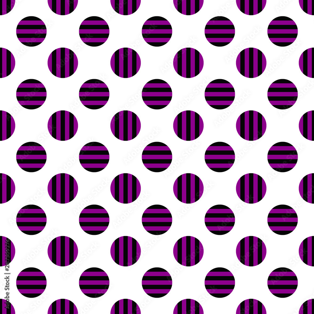 Poster geometrical repeating pattern - vector circle design background