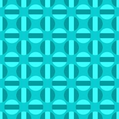 Abstract geometrical circle pattern background - vector graphic