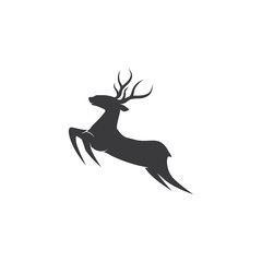 Deer ilustration logo vector