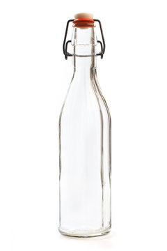 isolated decagonal bottle with swing top - Image