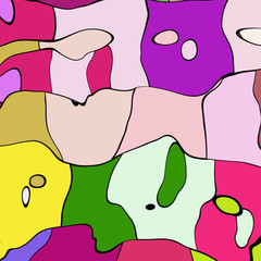 Funny drawing of curved lines