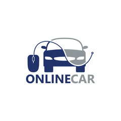 Online Automotive Logo Template Design Vector, Emblem, Design Concept, Creative Symbol, Icon