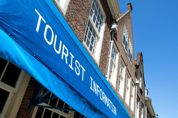 Obraz premium tourist information in the Netherlands