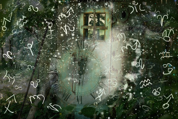 Window, time and symbols of the zodiac