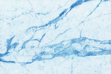 Blue marble texture background with high resolution, top view of natural tiles stone floor in luxury seamless glitter pattern for interior and exterior decoration.