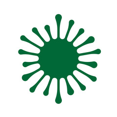 Bacteria icon symbol simple design