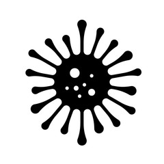 Bacteria icon symbol simple design