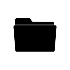 Folder icon symbol flat style