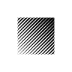 Square shape with halftone effect
