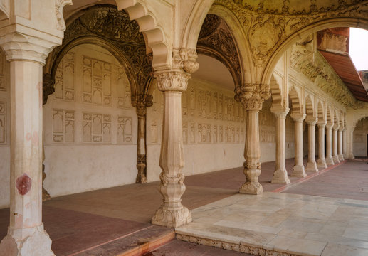 Structures Inside Agra Fort, Agra, India