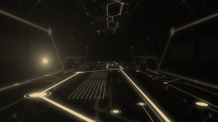 Modern architecture black and white abstract background.