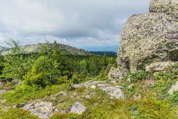 Hiking in the national Park Taganay- mountains, rivers, lakes