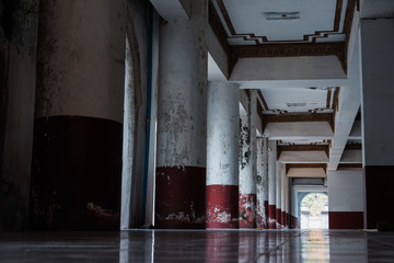 interior of an old house