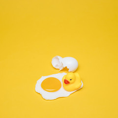 Yellow still life of egg