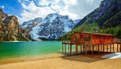 Lake Prags (Lake Braies or Pragser Wildsee) is a lake in the Prags Dolomites in South Tyrol, Italy....