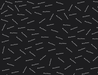 merry christmas text pattern for wrapping paper
