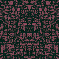 Seamless patten with irregular chaotic shapes. Stylish background with broken zigzag lines like cracks or scratches. Endless ornament like gauze.