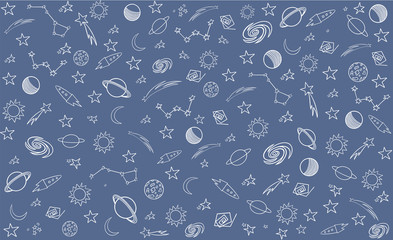 space pattern, set of elements, the constellations
