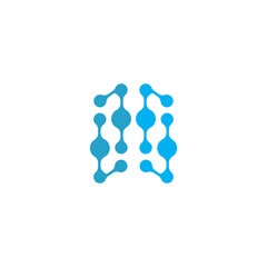 Metaball template logo design vector icon 