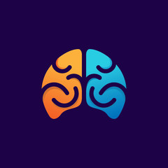 brain logo template