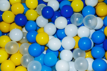 colored balls in the nursery