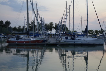 Summertime in Balaton lake - Hungary, Europe