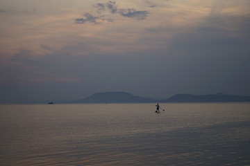 Summertime in Balaton lake - Hungary, Europe