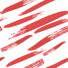 Fototapeta premium Abstract Vector Brush Stroke Seamless Pattern