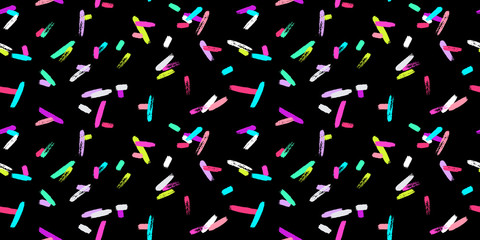 Obraz premium Grunge splatter pattern. Ink strokes design. Abstract wallpaper. Paint lines abstract. Scrawl. Scribble. Trendy background.